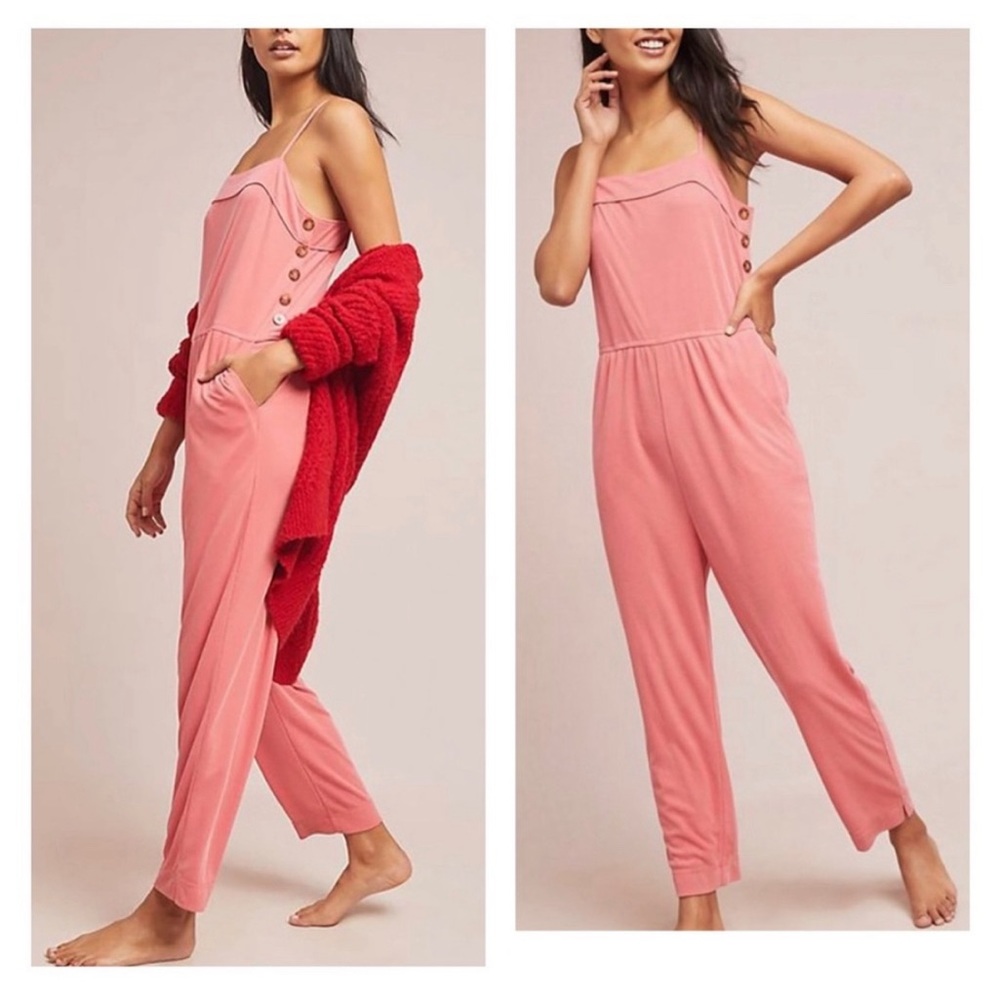 Anthropologie Saturday Sunday Cupro Jumpsuit Size XXS